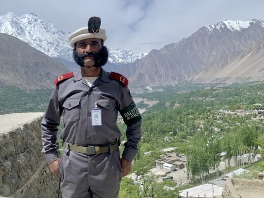 Baltit Fort Guard Hunza Valley Pakistan