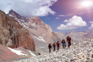 Trekking group